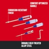 image:imageCRAFTSMAN Screwdriver Set 5 PC Magnetic Tips Comfort Handle CMHT65136Old Version