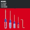 image:imageCRAFTSMAN Screwdriver Set 5 PC Magnetic Tips Comfort Handle CMHT65136Old Version