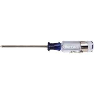 image:imageCRAFTSMAN Screwdriver PH0 x 3 in Precision Phillips Head Comfort Grip Magnetic Tip CMHT65147Old Version