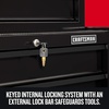 image:imageCRAFTSMAN Tool Chest Combo with Drawer Liner Roll 26Inch Rolling 5 Drawer Black CMST82763BK