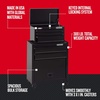 image:imageCRAFTSMAN Tool Chest Combo with Drawer Liner Roll 26Inch Rolling 5 Drawer Black CMST82763BK