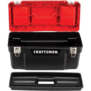 image:imageCRAFTSMAN Tool Box Lockable 20inch with Removable Tray and Small Parts Storage CMST20901