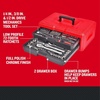 image:imageCRAFTSMAN Mechanics Tool Set 256Piece Hand Tool and Socket Set with 72tooth Low Profile Ratchet and 2Drawer Tool Box CMMT45256