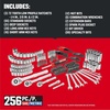 image:imageCRAFTSMAN Mechanics Tool Set 256Piece Hand Tool and Socket Set with 72tooth Low Profile Ratchet and 2Drawer Tool Box CMMT45256