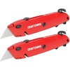 image:imageCRAFTSMAN Utility Knife Quick Change Retractable Blade 2 Pack CMHT10378