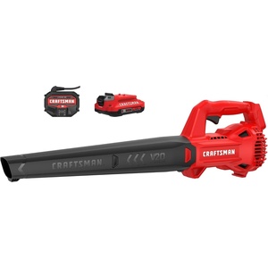 image:imageCRAFTSMAN 20V MAX Cordless Leaf Blower with Battery and Charger Hard Surface Electric Leaf BlowerPowerful up to 90 MPH Red CMCBL710D1Cordless 2Ah Battery Kit