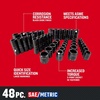 image:imageCRAFTSMAN Deep Impact Socket Set SAE 12Inch 48Piece CMMT1654812 Inch