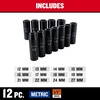 image:imageCRAFTSMAN Deep Impact Socket Set SAE 12Inch 48Piece CMMT1654812 Inch