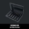 image:imageCRAFTSMAN Deep Impact Socket Set SAE 12Inch Drive 6Point 12 Pieces CMMT15886