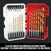 image:imageCRAFTSMAN Drill Bit SetScrewdriver Set Titanium Nitride Coated 21pc CMAM3211