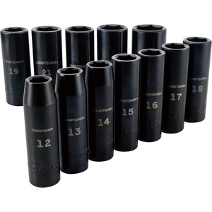 image:imageCRAFTSMAN Deep Impact Socket Set SAE 12Inch 48Piece CMMT1654812 Inch