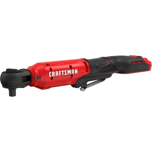 image:imageCRAFTSMAN V20 Cordless Ratchet Wrench 38 inch Drive 300 RPM up to 35 ftlbs of Torque Bare Tool Only CMCF930BNEW V20 38 Inch Drive Ratchet