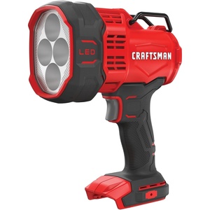 image:imageCRAFTSMAN V20 LED Work Light Spotlight Flashlight 2500 Lumens Rechargeable Spotlights Handheld Cordless Tool Only CMCL060BSpotlight Tool Only
