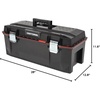 image:imageCRAFTSMAN Tool Box Tool Storage Lockable RedBlack 20 Inch CMST20320L28in Tool Box