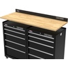 image:imageCRAFTSMAN Wood Top Work Surface with Steel Back Splash CMST25302BK