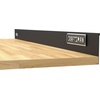 image:imageCRAFTSMAN Wood Top Work Surface with Steel Back Splash CMST25302BK
