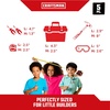 image:imageTool BoxSet 45 pcs PH Mini Screwdriver Flat Mini Screwdriver Tape Measure Safety Goggles Toolbox