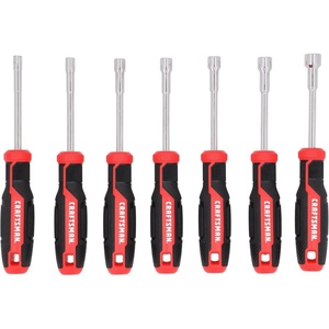 image:imageCRAFTSMAN Nut Driver Set 7 PC Dual Metric SAE Magnetic Tips Comfort Grip CMHT65146New Version