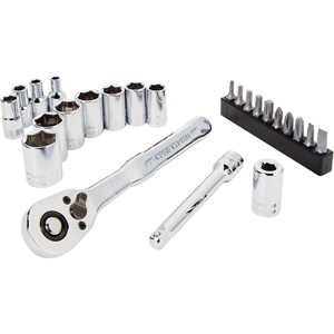 image:imageCRAFTSMAN Socket Set 24Piece 14 Inch Drive Metric Includes Storage Case CMMT12110LZNEW MM Set