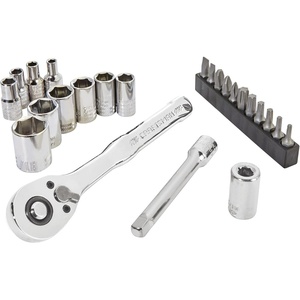 image:imageCRAFTSMAN Socket Set 24Piece 14 Inch Drive Metric Includes Storage Case CMMT12110LZNEW SAE Set