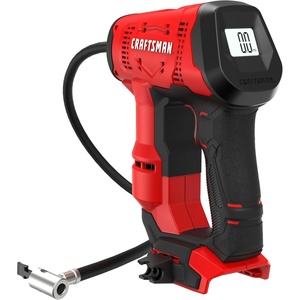 image:imageCRAFTSMAN V20 Air Compressor Portable Cordless Tire Inflator Up To 150 PSI Tire Pump with Digital Pressure Gauge Tool Only CMCE521B