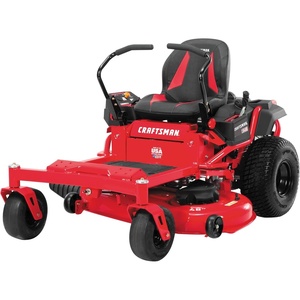 image:imageCraftsman 46 Gas ZeroTurn Riding Lawn Mower with 220 HP Kohler 7000 Series Engine Gas Lawn Tractor with Dual Hydrostatic Transmission RedBlack