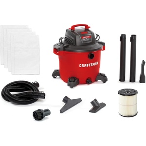 image:imageCRAFTSMAN CMXEVBE18695 16 Gallon 65 Peak HP Wet Dry Vac HeavyDuty Shop Vacuum Wet and Dry with Filter 3 Dust Bags Hose Diffuser and Attachments for Home Projects amp Renovations