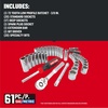 image:imageCRAFTSMAN Mechanics Tool Set 38 Inch Drive 61 Piece CMMT45161