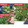 image:imageCRAFTSMAN CMXMKIT0170 Tree amp Shrub Pruning Set with Bypass Pruning Shears Bypass Lopper and Folding Pruning SawTree  Shrub Pruning Set