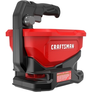 image:imageCraftsman V20 Four Season Seed Spreader Handheld 12 Gal 6 Speed Fertilizer Spreader Salt Ice Melt Covers up to 5000 sqf per Tub Tool Only CMCOE300B