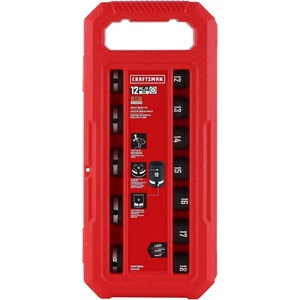image:imageCRAFTSMAN 12 pc 12 in MM Shallow Impact Socket Set CMMT16885