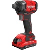 image:imageCRAFTSMAN V20 Cordless Impact Driver 14 inch Battery and Charger Included CMCF813C2