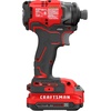 image:imageCRAFTSMAN V20 Cordless Impact Driver 14 inch Battery and Charger Included CMCF813C2