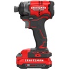 image:imageCRAFTSMAN V20 Cordless Impact Driver 14 inch Battery and Charger Included CMCF813C2
