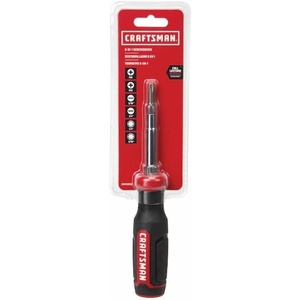 image:imageCRAFTSMAN Screwdriver with 6 MultiBits Store Extra Bits in Handle CMHT680006 Count Pack of 1