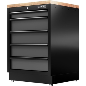 image:imageCRAFTSMAN Welded 5Drawer Base Cabinet BlackGray CMST32603BG